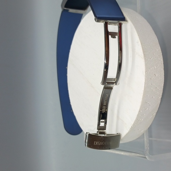 💚💙Swarovski Blue and Green  Crystal  Blue Clear Jelly Silicone Strap Band… - Picture 5 of 8